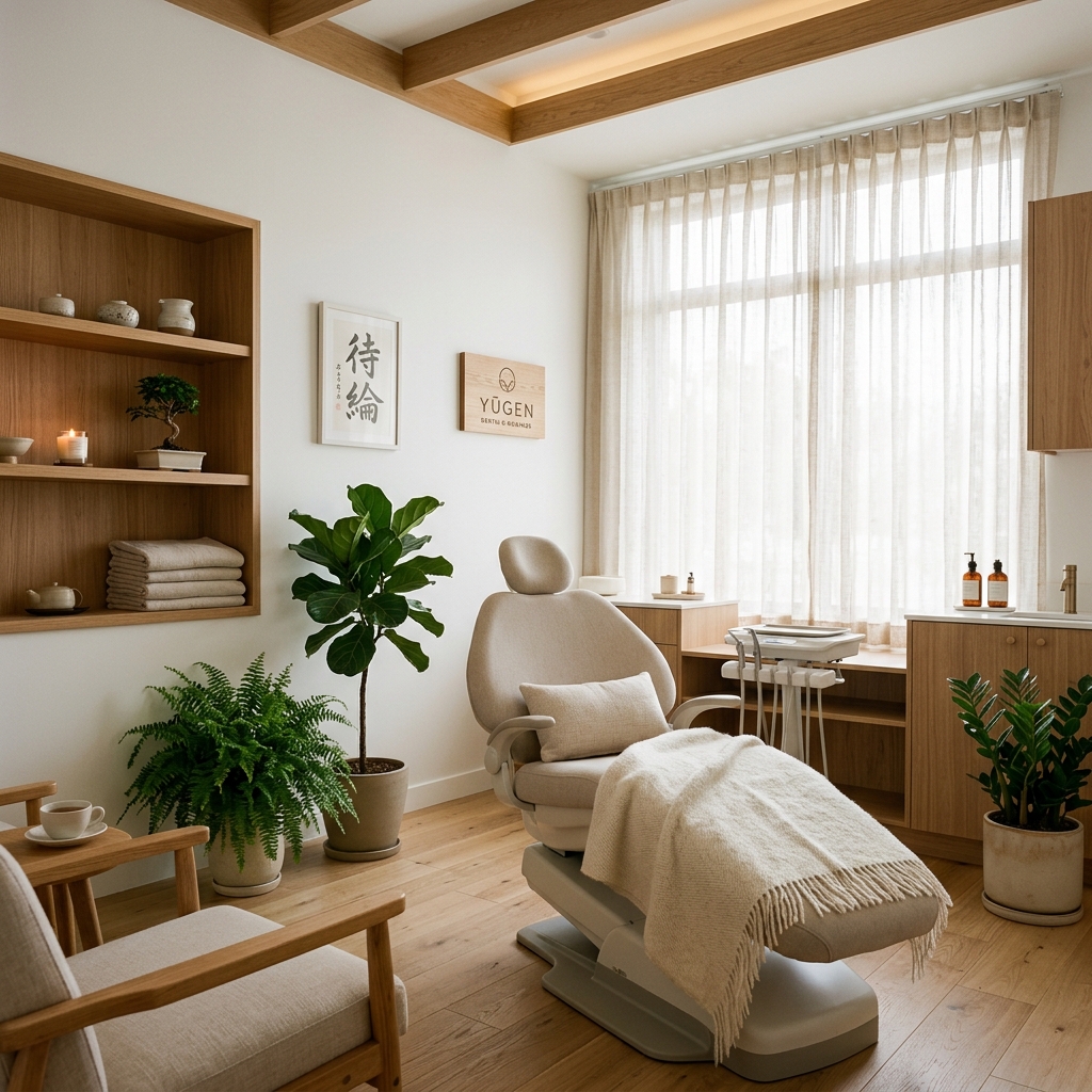 温かみのあるサロン空間